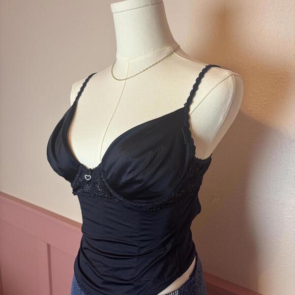 Triumph whimsigoth vamp babydoll bustier lace top coquette romantic club party - Picture 2 of 8